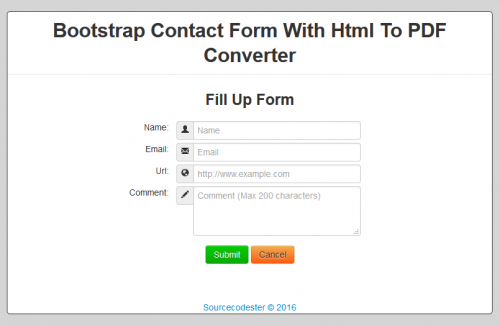 html to pdf converter php script free download