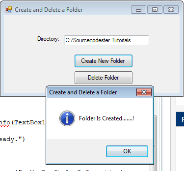 create a directory