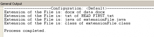 How to get the extension of a file using Java | Free source code ...
