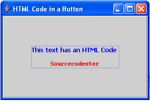 How to Put an HTML code in a Button in Java | Free Source Code & Tutorials
