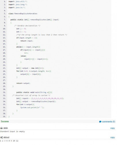 arr - Remove Duplicate Integer Variables in an Array and Sort Properly - Free Source Code