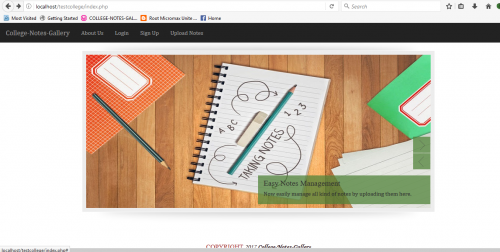 28489136 9c9930a0 6ed8 11e7 85a0 af4d73f63cd7 - College Notes Gallery Management System - Free Source Code