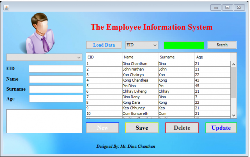 employee - Employee Management System with JAVA GUI JFRAME - Free Source Code