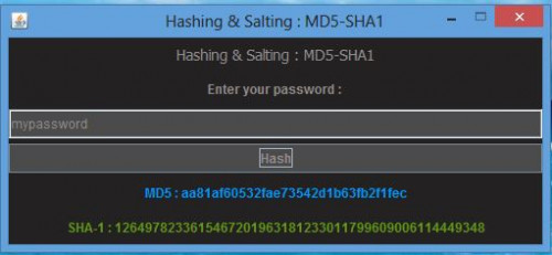 hash - Hashing and Salting - Free Source Code
