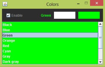Colors in Java | Free source code, tutorials and articles