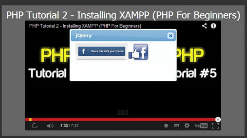 screenshot 16 - Modal Dialog Box in Embedded YouTube Video - Free Source Code