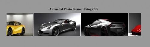 screenshot 66 - CSS Animated Photo Banner - Free Source Code
