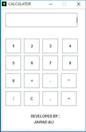 capture - Simple Calculator Using Window Builder - Free Source Code