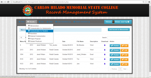 rms 0 - Records Management System - Free Source Code