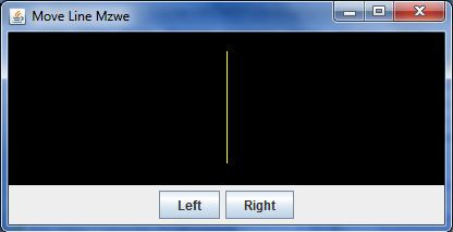capture 0 - Move Line in Java using Swing Components, JPanel, JFrame and Graphics - Free Source Code