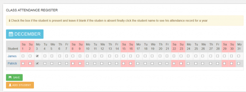 attendance 0 - PHP - Awesome Dynamic Employees or Students Register - Free Source Code