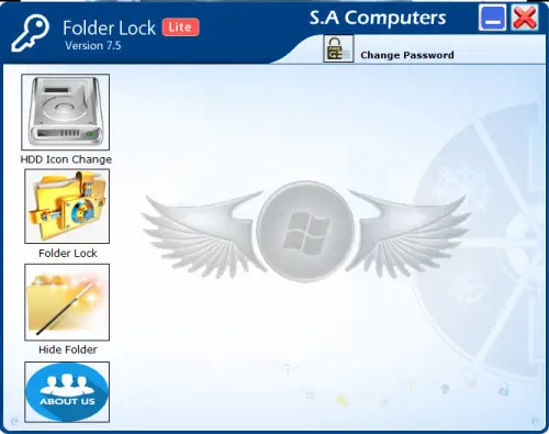 مشروع Folder Locker 7.0 لتشفير و حماية المجلدات و الملفات برقم سري Img2