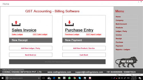 screenshot 2 2 - GST Accounting Software | Basic Version (Industrial) - Free Source Code