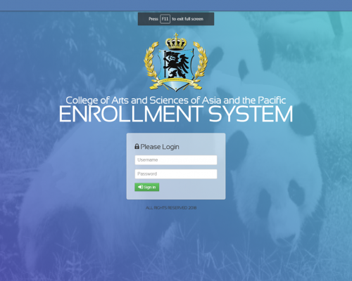 casap - CASAP Automated Enrollment System - Free Source Code