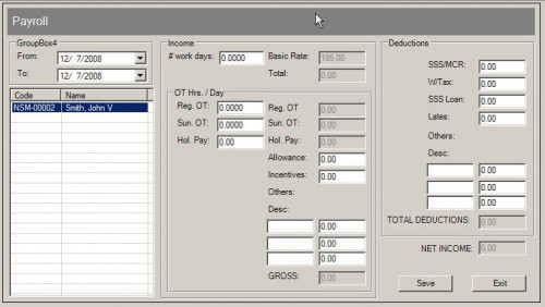 Inventory system thesis