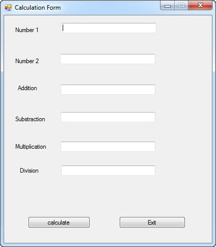 calculator - Simple Addition Calculator Using Visual C#.NET 2005 - Free Source Code