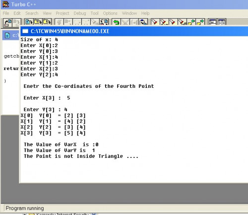 Point Inside A Triangle | Free Source Code & Tutorials