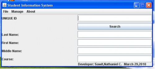 Basic Student Information System | Free Source Code & Tutorials