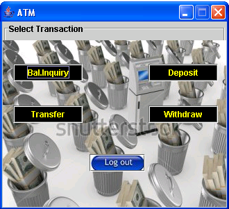 atmsystem - ATM System (Java GUI) - Free Source Code