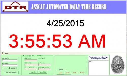 fingerprint based employee attendance system free source code