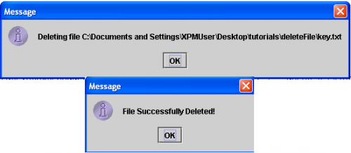 delete - How to Delete Files using Java - Free Source Code