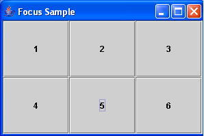focussample - Focus when Mouse Hover in Java - Free Source Code