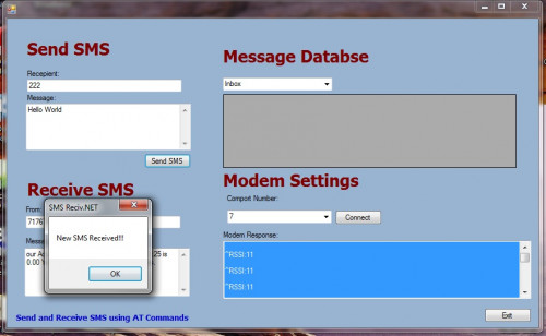 .NET SMS SERVER with Database (Sending and Receiving SMS .NET SMS SERVER with Database (Sending and Receiving SMS