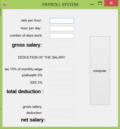 Payroll Program In C Language Source Code Payroll Program In C Language Source Code