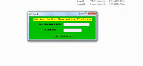 View Local Machine Hostname and IP Address. | Free Source ...