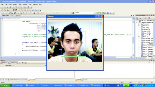 faceconcept - Face Detection Concept in C# - Free Source Code