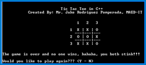 Tic Tac Toe in C++ | Free Source Code & Tutorials