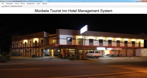 monbelapssystem - Monbela Tourist Inn Hotel Management System - Free Source Code