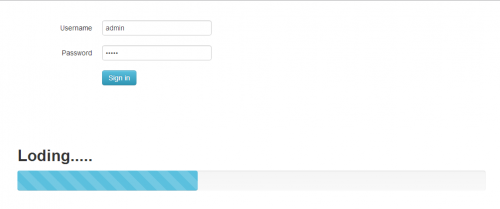 PHP Login using Twitter Bootstrap Progressbar  Free 