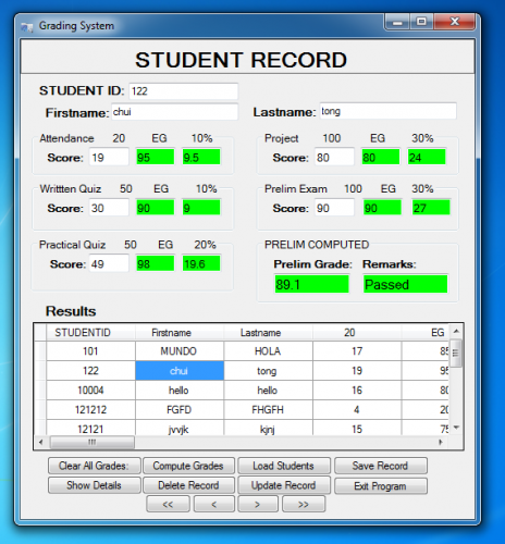 student access database