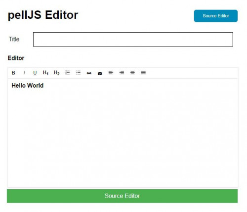 capture 0 - Simple Richtext Editor Based on pellJS - Free Source Code