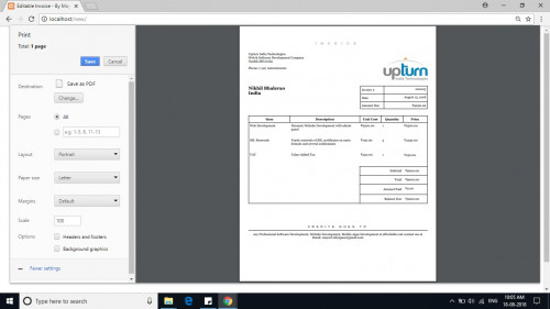 Invoice Template Android