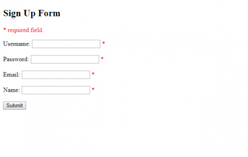 signup ss - Simple Sign Up Form with Validation PHP/MySQLi - Free Source Code