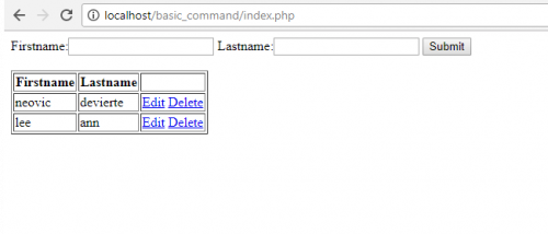 basic ss - Easy and Simple Add, Edit, Delete MySQL Table Rows using PHP/MySQLi - Free Source Code