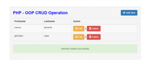 oop crud - PHP - OOP CRUD Operation - Free Source Code