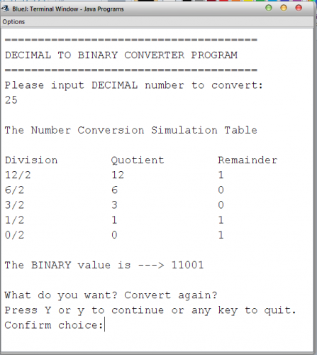 image - Decimal to Binary Converter in Java (Console Based) - Free Source Code