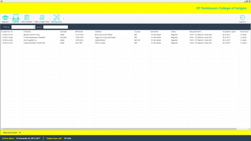 sbs - Simple Student Information and Billing System in VB.Net - Free Source Code