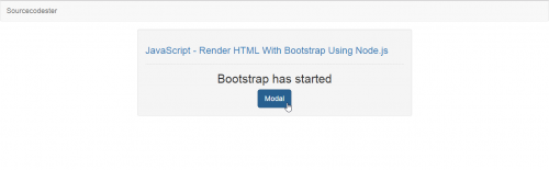 2019 01 03 18 52 07 sourcecodester - JavaScript - Render HTML With Bootstrap Using Node.js - Free Source Code