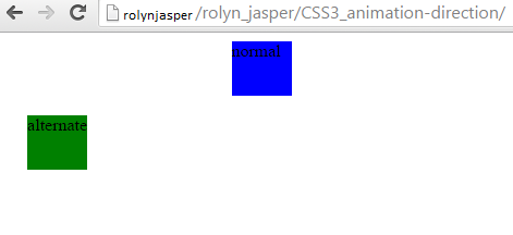 result 1 - Animation Direction in CSS3 - Free Source Code