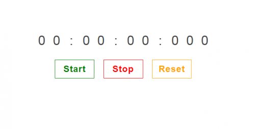 Html Stopwatch Example – Create Stopwatch Application in HTML CSS and ...