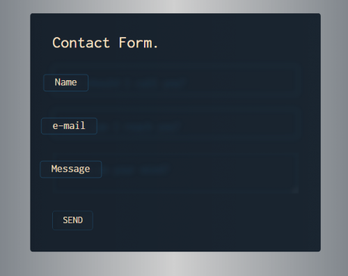 result 8 - Simple Contact Form Using HTML JavaScript - Free Source Code