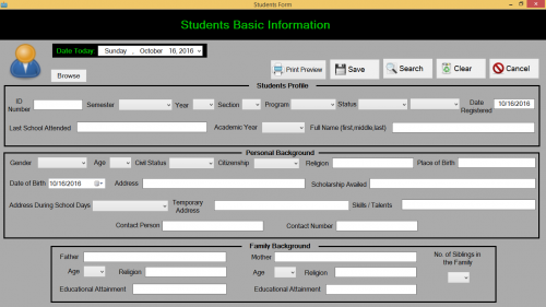4 - School Registration System with Deans List Calculator, Payment, and Memo Transaction - Free Source Code