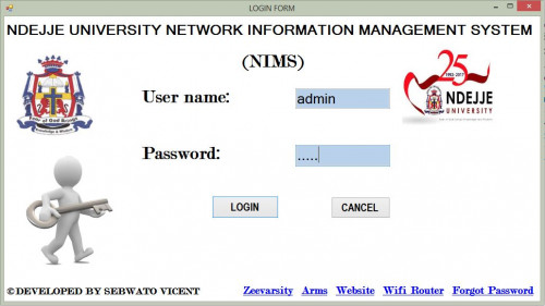 login - Network Information Management System - Free Source Code