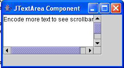 JTextArea Component in Java GUI | Free source code, tutorials and articles