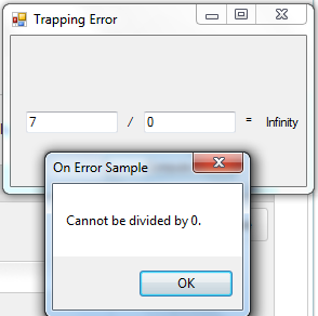 How to Trap Error in Visual Basic | Free source code, tutorials and ...