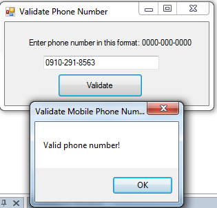 Valid or Invalid Phone Number in VB.NET | Free Source Code & Tutorials